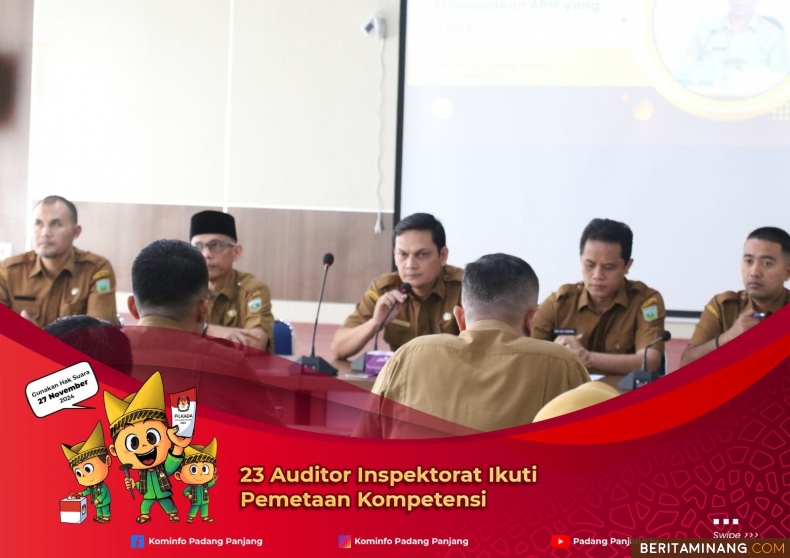 Suasana Kegiatan Pemetaan Kompetensi yang diselenggarakan Senin (4/11/2024) di Ruang Rapat Lantai III BKPSDM. Foto: Kominfo Padang Panjang