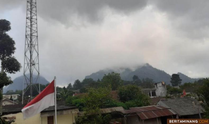 Kondisi Gunung Merapi. Foto: Humas BNPB