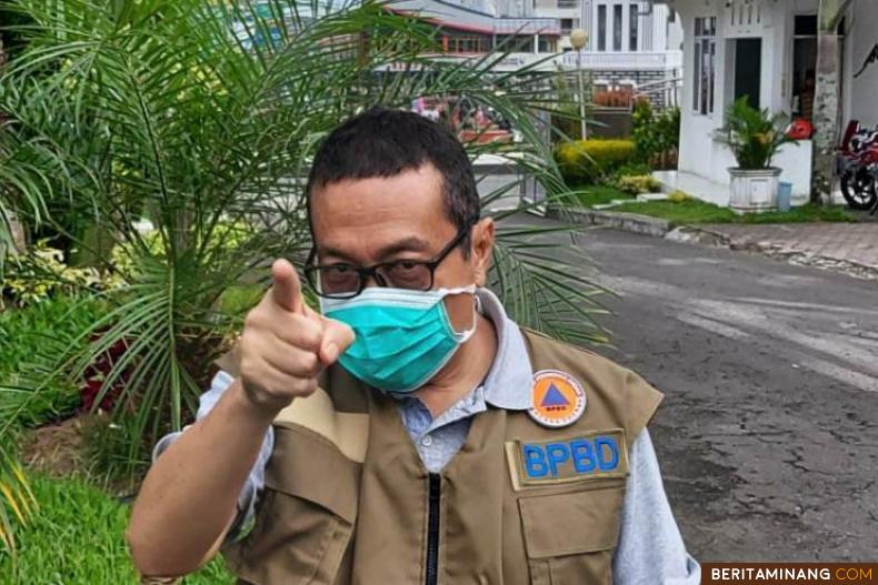 Jasman Rizal, Juru Bicara Gugus Tugas Percepatan Penanganan Covid-19 Sumbar. Dok.