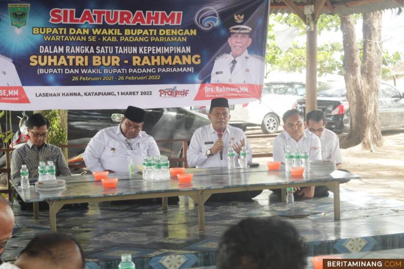 Bupati Suhatri Bur Silaturahim Dengan Wartawan