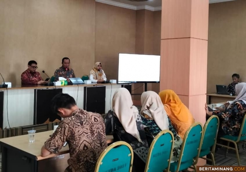 Suasana Bimtek dan pelatihan para petugas call taker 112, Sabtu, (17/08/2024). Foto: Kominfo Dharmasraya