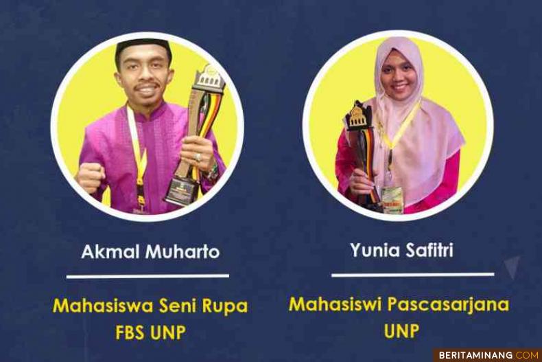 Dua Mahasiswa UNP Antarkan Sumbar Juara MTQ Nasional XXVIII.