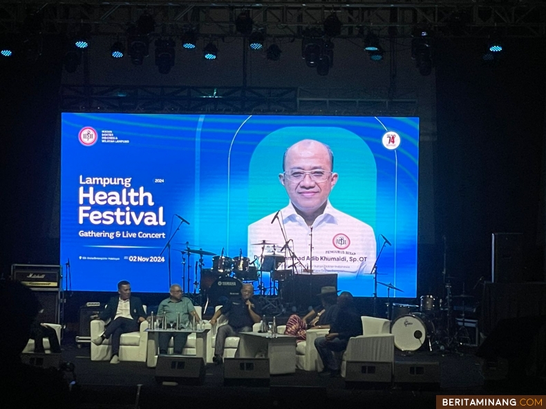 Suasana ketika Ikatan Dokter Indonesia Wilayah Lampung mengadakan IDI Lampung Health Festival yang berlokasi di Gedung Graha Bintang Universitas Malahayati Bandar Lampung, Sabtu (2/11/2024). Foto: Humas PB IDI