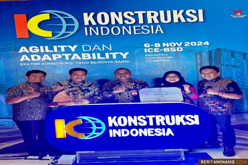 Pemko Payakumbuh Raih Peringkat 3 Nasional Pembinaan Penyelengggaran Jasa Konstruksi di Indonesia