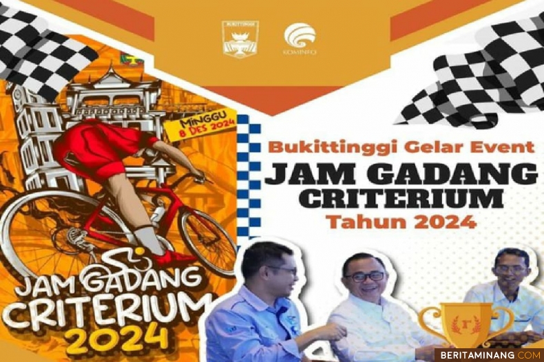 Pjs Wako Bukittinggi Dukung Event Jam Gadang Criterium Tahun 2024