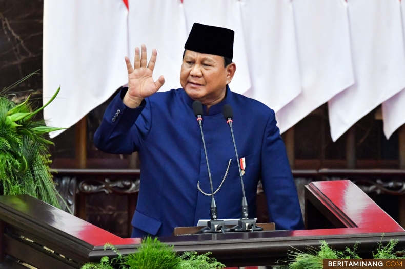 Presiden RI Prabowo Subianto.Foto: Setkab RI