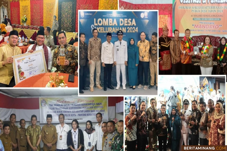 Sejumlah Nagari Raih Prestasi Tingkat Nasional, Pemkab Lima Puluh Kota Sukses Dorong Potensi Nagari