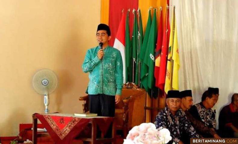 Wabup Rudi Hariyansyah saat bersilaturahmi dengan keluarga besar Muhammadiyah Pessel.