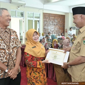 Gubernur Mahyeldi Lepas 647 PNS Pemprov Sumbar Pensiun Tahun Ini