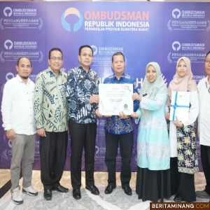 Kota Payakumbuh Raih Predikat Terbaik Dalam Penilaian Kepatuhan Pelayanan Publik Tahun 2024