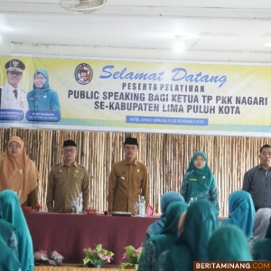 TP PKK Lima Puluh Kota Gelar Pelatihan Public Speaking Bagi 79 Ketua PKK Nagari